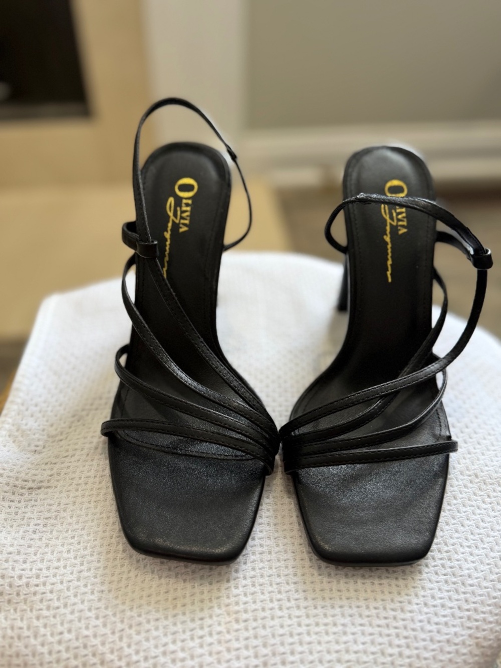 Black Strappy Heels